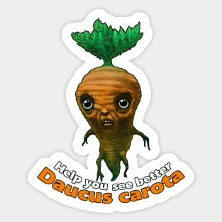 Carrots are healthy Sticker